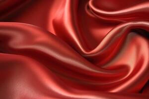 Red silk background stock photo. photo