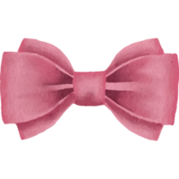 Pink Ribbon Color Bows Isolated on Transparent Background png