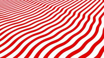 Red color moving 3d lines background video