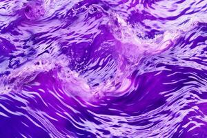 morado onda efecto agua antecedentes. ai generativo foto