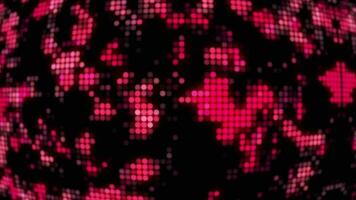 oscuro rosado color fractal circular puntos digital tecnología antecedentes video