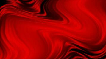 Red color abstract wavy pattern background video