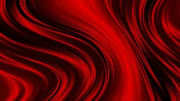 Red color wiggling abstract and wavy pattern background video
