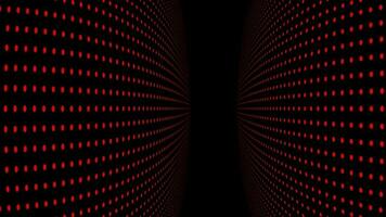 Red color seamless looping circular dots background video