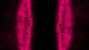 Dark pink color moving particles background video