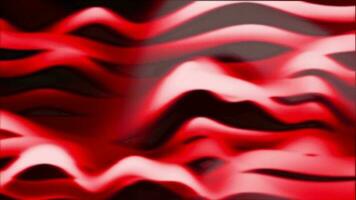 Red color wiggling strips blurry background video