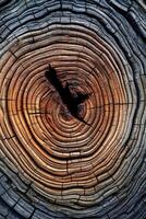 Wood texture, macro, photography, overhead camera angle. photo