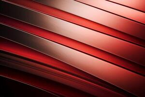 Brushed metal light red background, photo