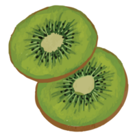 Fresh Kiwi Fruit Clip art Element Transparent Background png