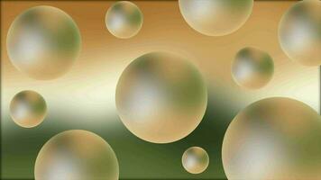 yellow and green color rotating shiny pearl gradient background video