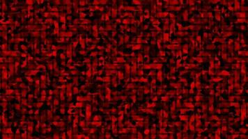 röd rör på sig mosaik- bricka mönster bakgrund video