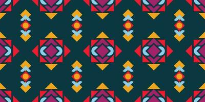 Seamless abstract geometric on beige. Southwestern ethnic decoration style, for printing on blankets, bandanas, rugs or design texture. vector