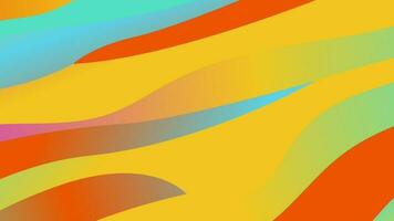 Simple Curve Vibrant Abstract Background vector