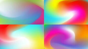 Set of Gradient Background vector