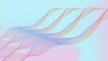 Twisted Wave Lines with Bright Background vector