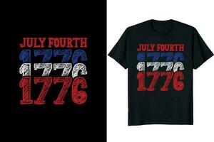 Independence day t-shirt design vector