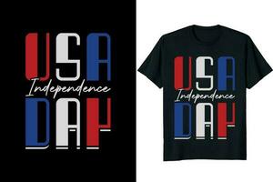 diseño de camiseta del día de la independencia vector
