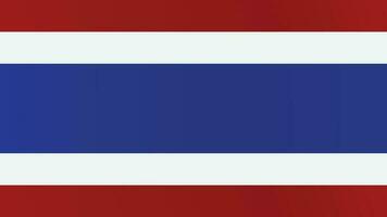 Tailandia bandera. Tailandia bandera vector. Tailandia bandera diseño ilustración. vector