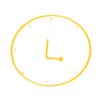 simple round clock png