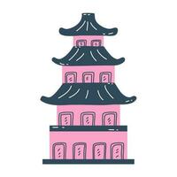 korea world landmark palace vector