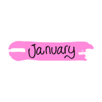 January label button element png