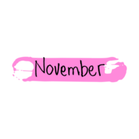 November label button element png