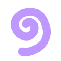 semplice viola forma elemento png