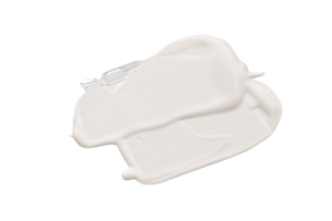 blanco belleza crema muestra de tela aislado png