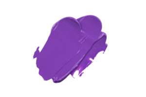 beauty cream swatch isolated. purple stroke element png