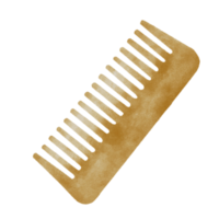 Comb watercolor illustration png