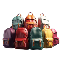 indietro per scuola, bambini Borsa nel png