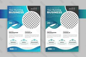 Business Flyer Template, Vector Brochure Flyer design Layout template in A4 size