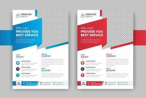 Corporate Business abstract vector Flyer template. Brochure design,flyer design template, eco flyer, IT Company flyer , Geometric shape, and leaflets.