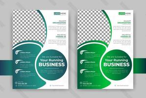 Modern Business Flyer Template, Brochure Flyer design Layout template in A4 size vector