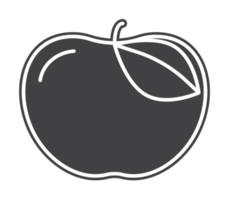 maçã ícone ilustração Projeto arte png