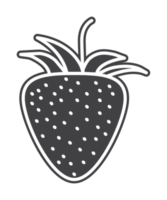 Strawberry icon illustration design art png