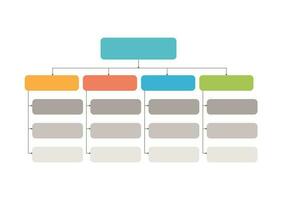 Infographic, Flowchart, Workflow, diagram, organization chart, vector illustration.