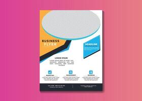 Vector corporate business multipurpose flyer design and brochure cover page template