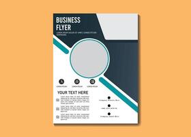 Flyer Vector template. Business brochure. Editable A4 poster for design, Corporate Office, education, presentation, website, magazine cover.