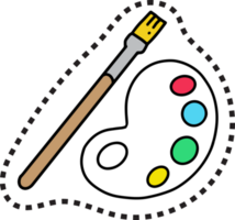 The School icon cartoon style png