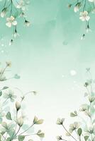 light mint background paper texture. photo