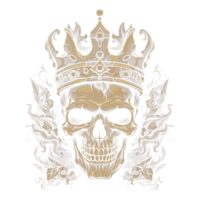 Beautiful Skull Silhouette png