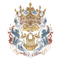 Beautiful Skull Silhouette png