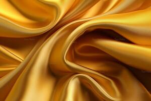 Yellow silk background stock photo. photo