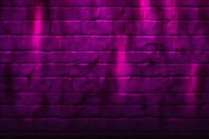 Black horror dark pink purple neon light, rough grunge texture, mystery haunted scary theme wallpaper. AI generative photo