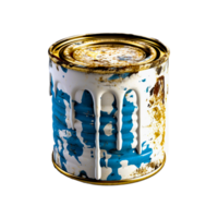 Paint color tin can png