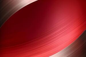 Brushed metal light red background, photo