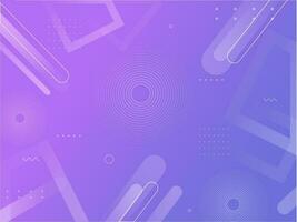 Abstract Geometric Dynamic Background In Purple Color. vector