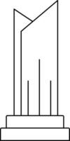 Trophy Icon Or Symbol In Linear Style. vector