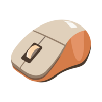 Wireless mouse AI Generated png